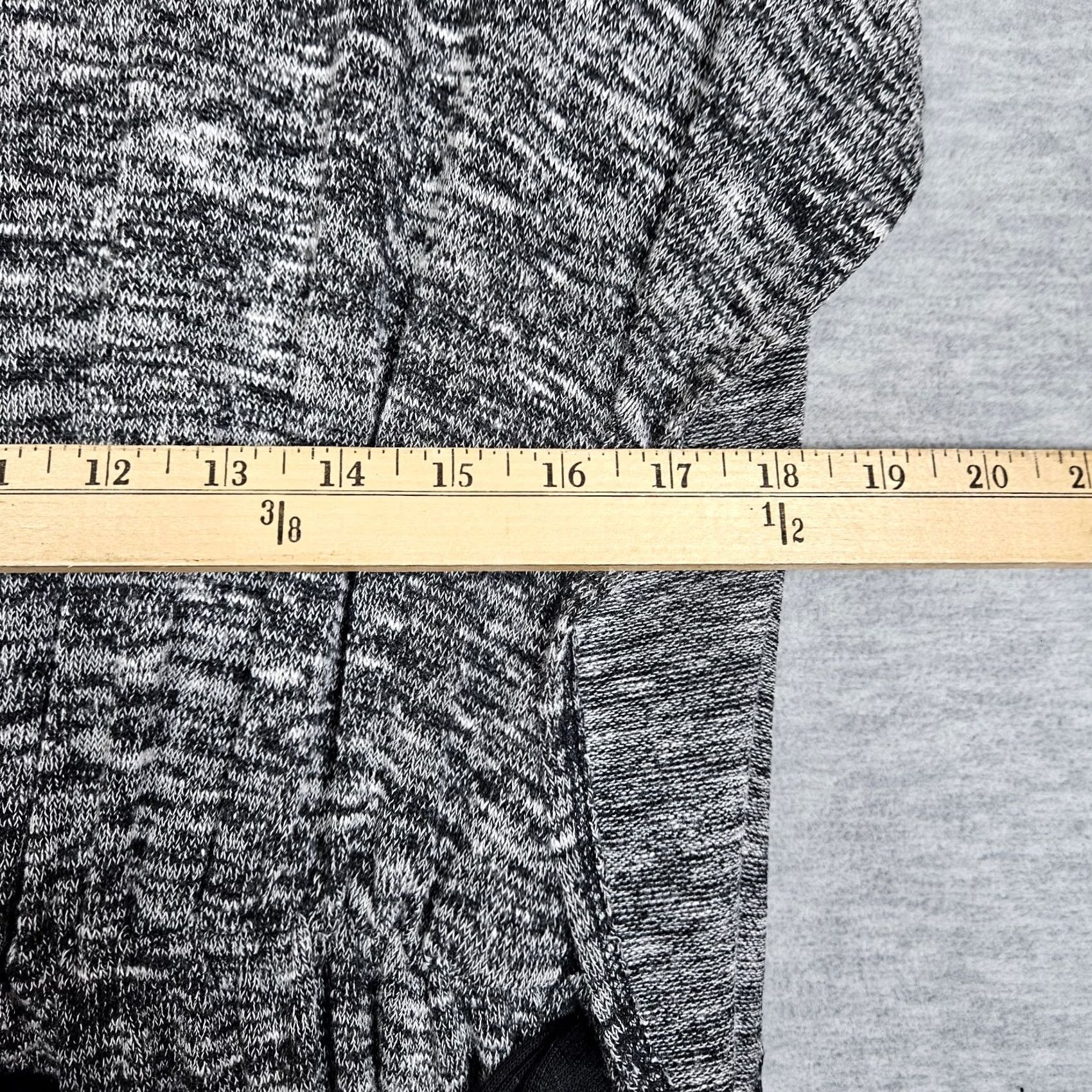 Vintage A.Byer Women's Dark Gray Stretch Knit Tie Waist Mini Dress L NEW Size L / US 10 / IT 46 - 3 Thumbnail