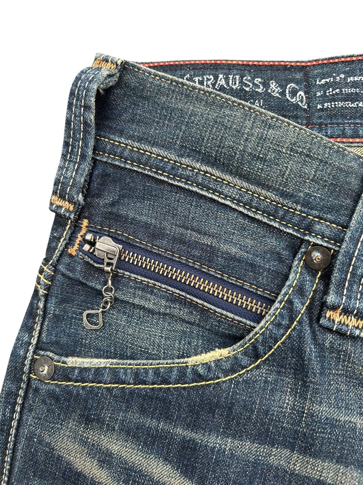 Kapital VINTAGE LEVIS HIPPIES STYLE RUSTY DISTRESSED DENIM JEANS Size US 30 / EU 46 - 5 Thumbnail