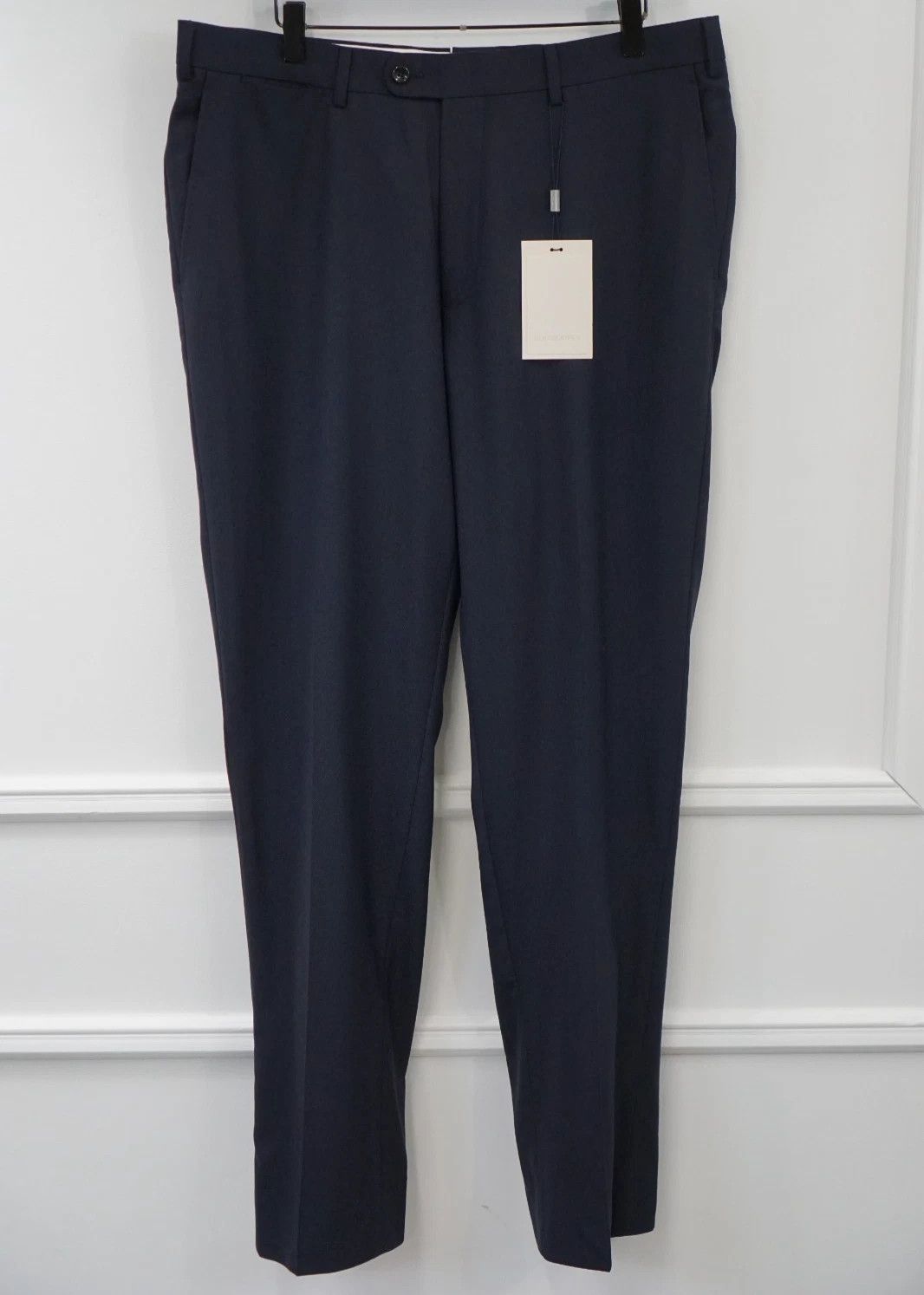 Suitsupply Men Suitsupply Pants Navy Blue Wool Brescia Ariston UK/US42L Size 42L - 1 Thumbnail