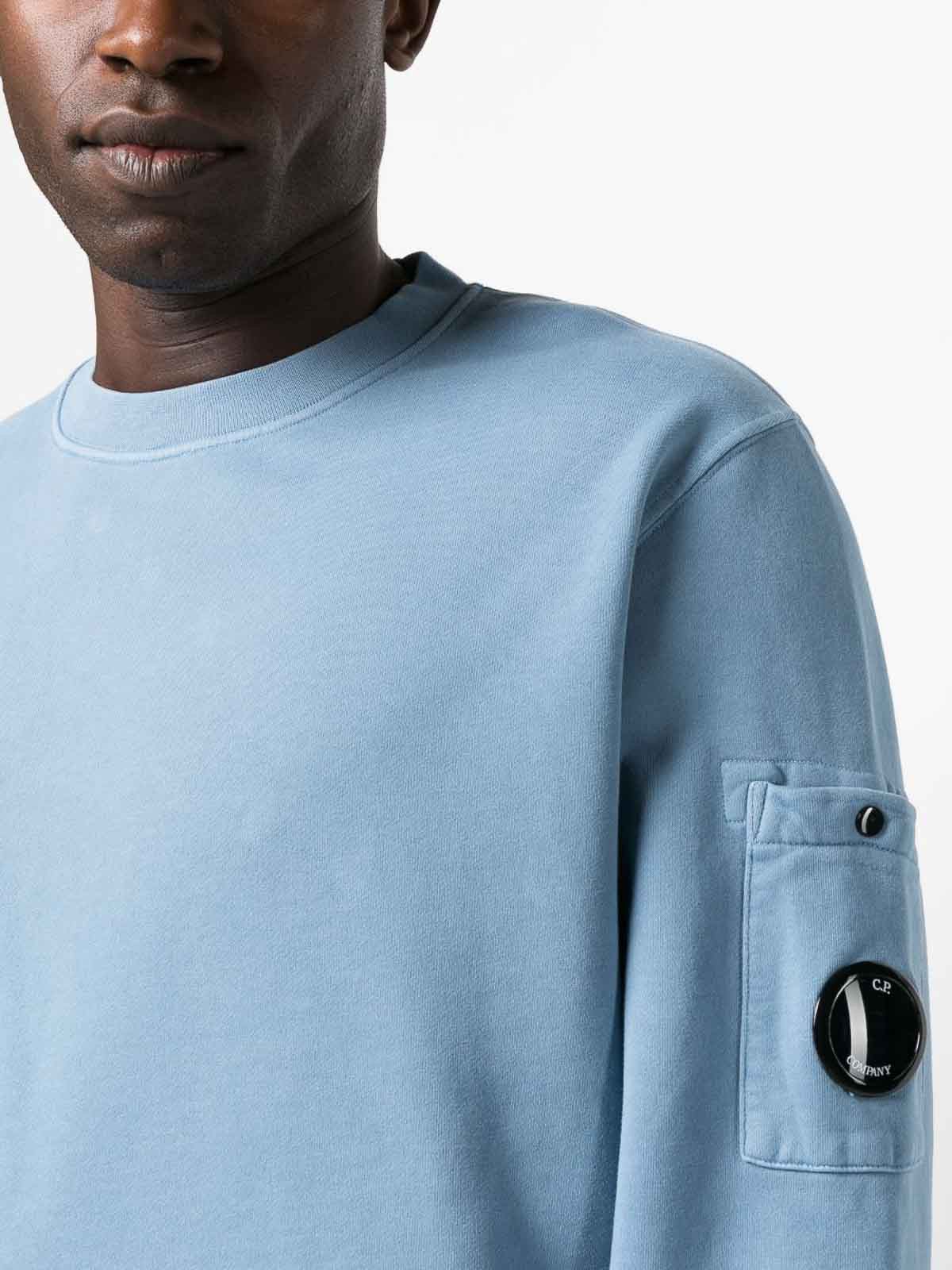 C.P. Company o1y1224 Crewneck Sweater in Light Blue Size US XXL / EU 58 / 5 - 5 Thumbnail