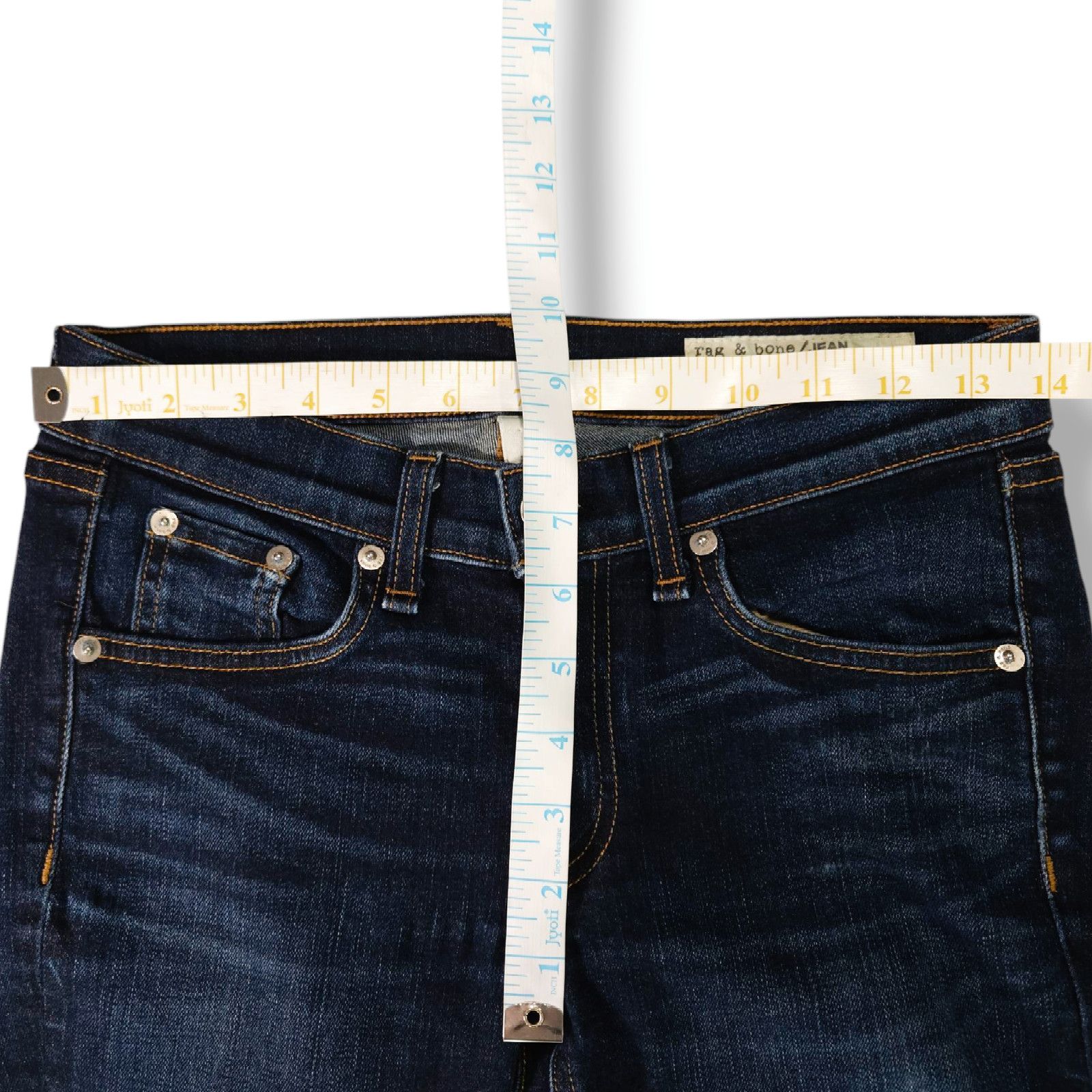 Rag & Bone EUC Rag & Bone Low Rise Denim Ankle Skinny Jeans Sz. 27x26 Size 27" / US 4 / IT 40 - 8 Thumbnail