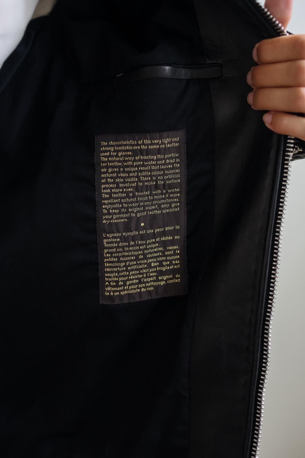 Louis Vuitton (RM091M) Louis Vuitton Lamb Leather Rider Jacket Size US XL / EU 56 / 4 - 11 Thumbnail