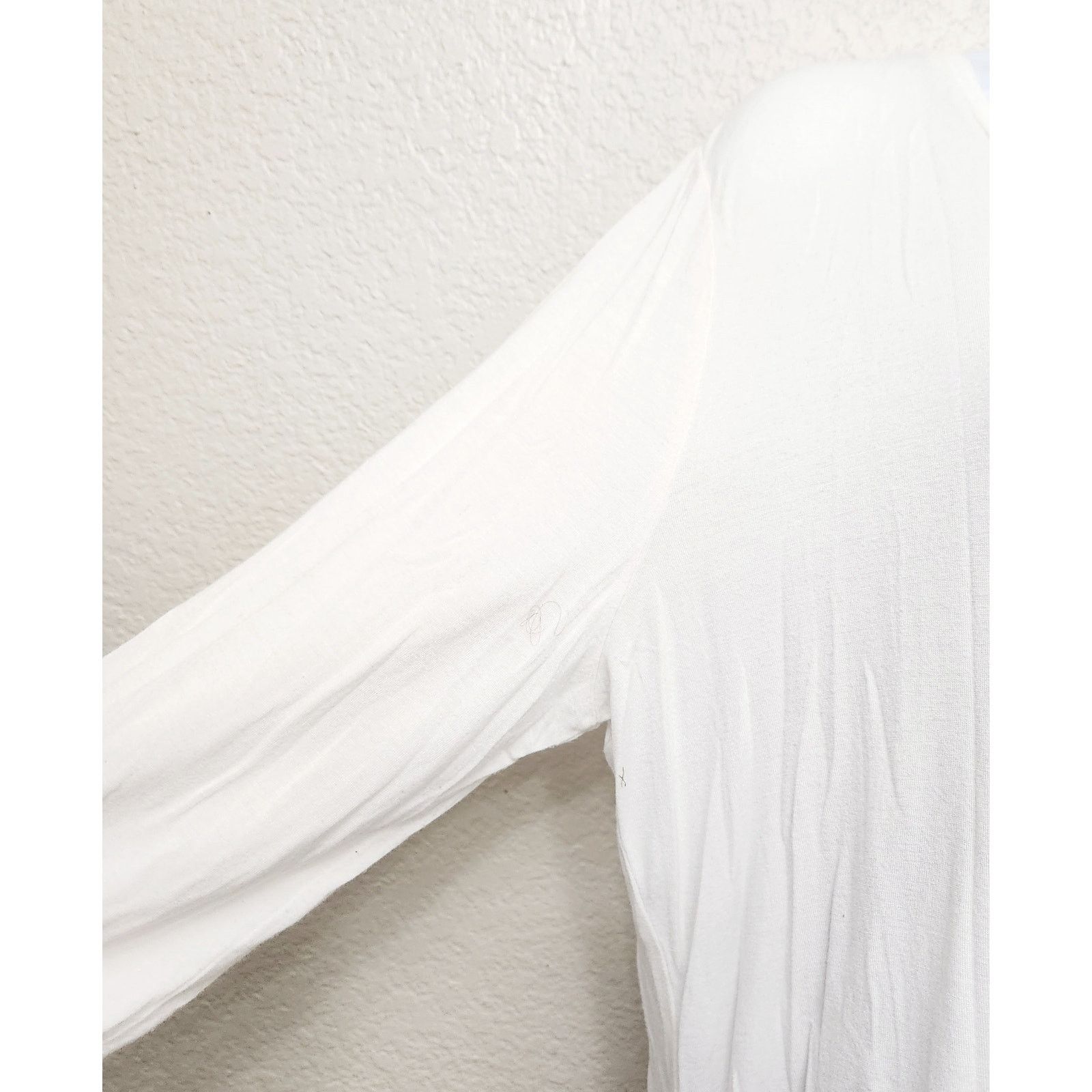 Other Cato Cream Off White Long Sleeves Round Neck Top XL Stretch Size XL / US 12-14 / IT 48-50 - 2 Thumbnail
