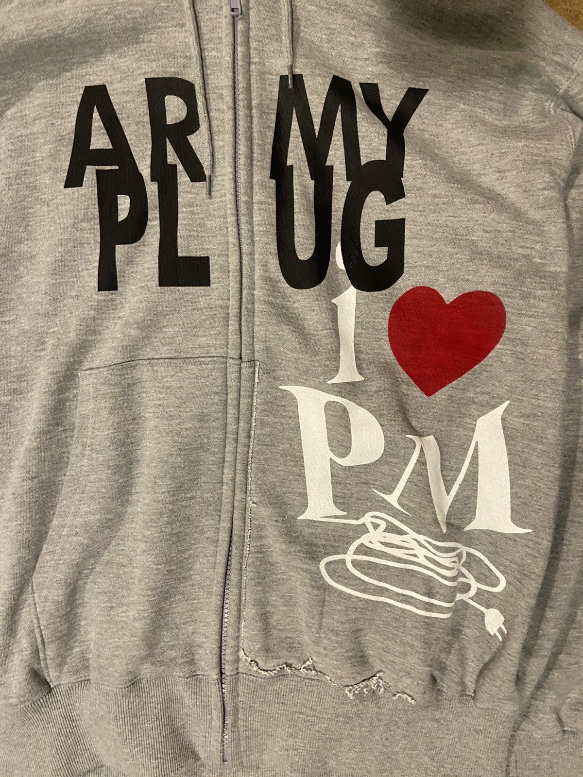 Band Tees × Drain Gang Serane “Army Plug” Prise Musique PM hoodie Size US L / EU 52-54 / 3 - 2 Thumbnail