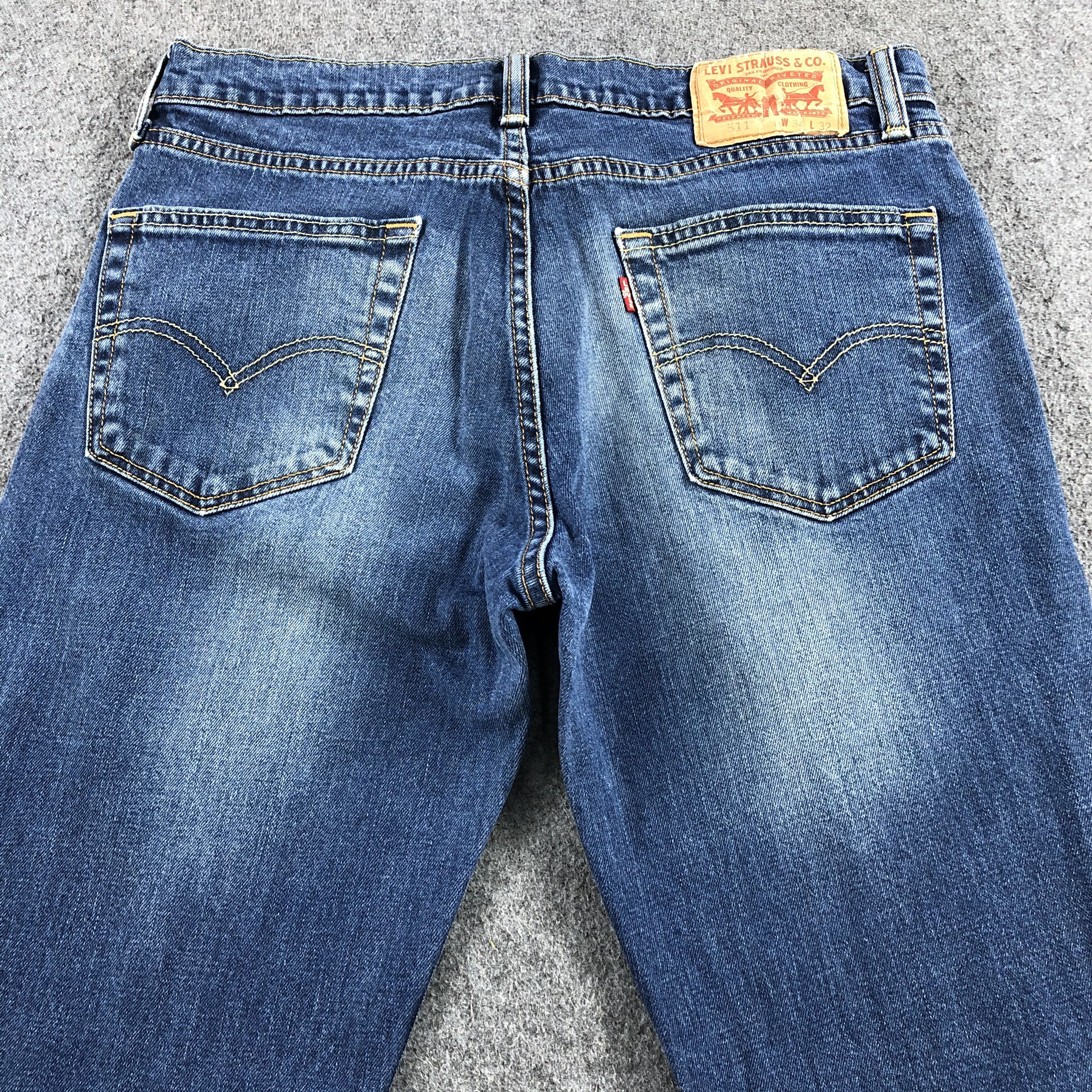 Levi's Vintage Blue Wash Levis 511 Jeans-J2076 Size US 32 / EU 48 - 4 Thumbnail