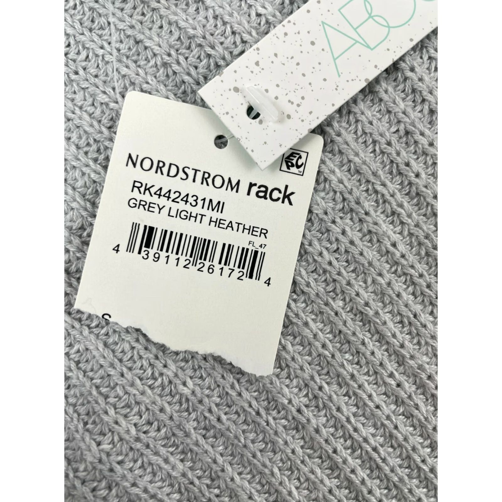 Vintage ABOUND Sweater Cardigan Women's Small Gray Long Sleeve Open Knit NWT Size S / US 4 / IT 40 - 7 Thumbnail