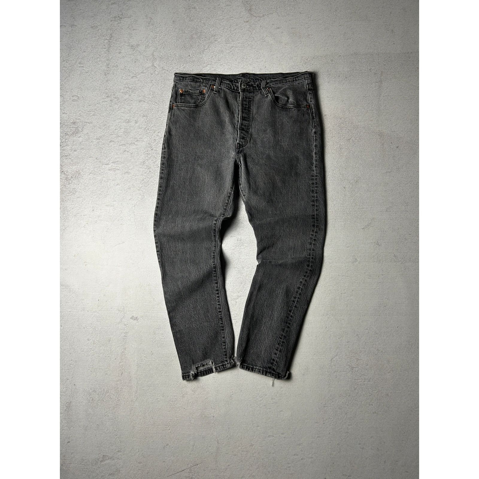 Levi's Vintage 90s Levis 501 Black Straight Jeans - Women's 33Wx28L Size 33" - 1 Thumbnail