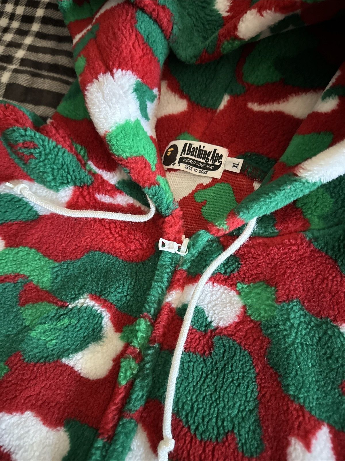 Bape Christmas Camo Zip Hoodie Size US XL / EU 56 / 4 - 2 Thumbnail