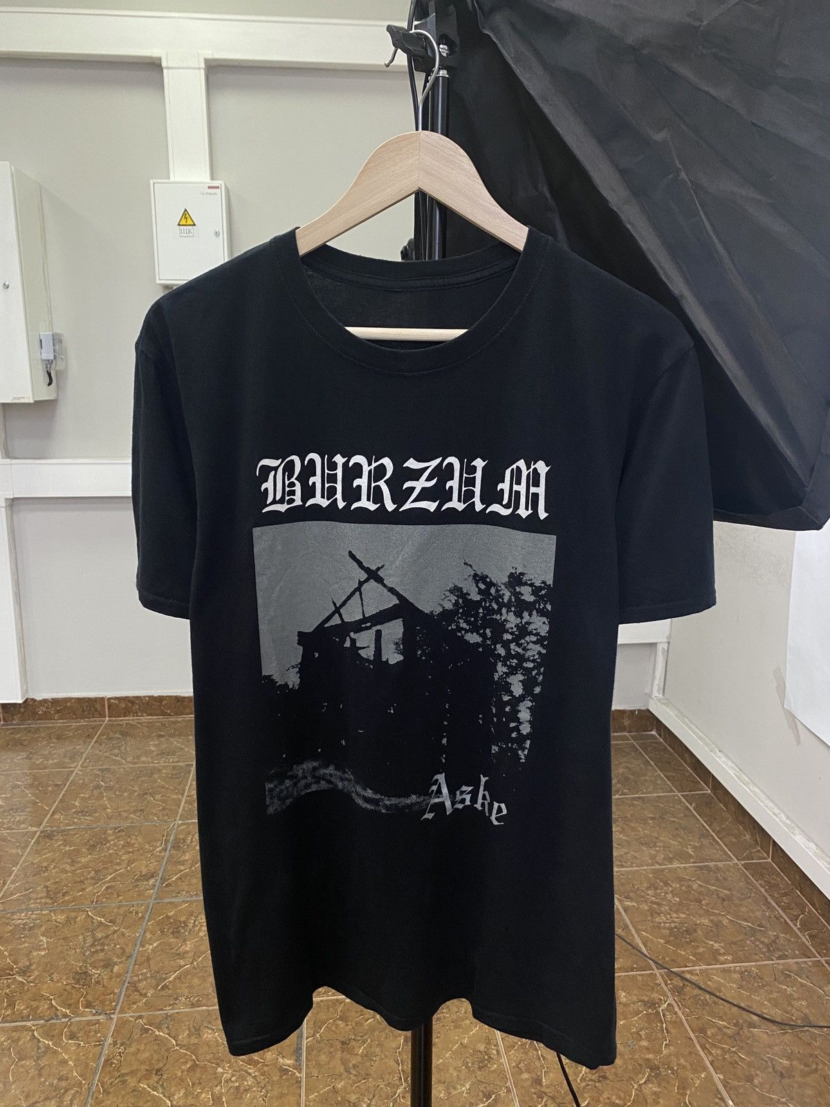 Band Tees × Vintage Vintage Burzum Aske Ragnarok Blackmetal T-Shirt Retro Size US M / EU 48-50 / 2 - 1 Thumbnail