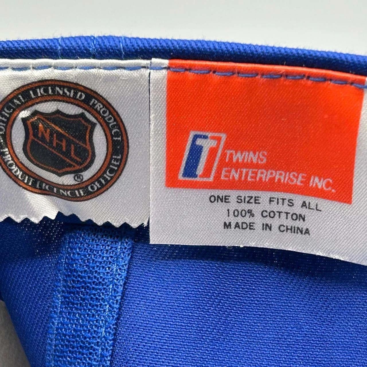 Twins Enterprise Inc. Vintage Quebec Nordiques Hat Men Blue Red Hat Snap Back Cap Size ONE SIZE - 3 Thumbnail