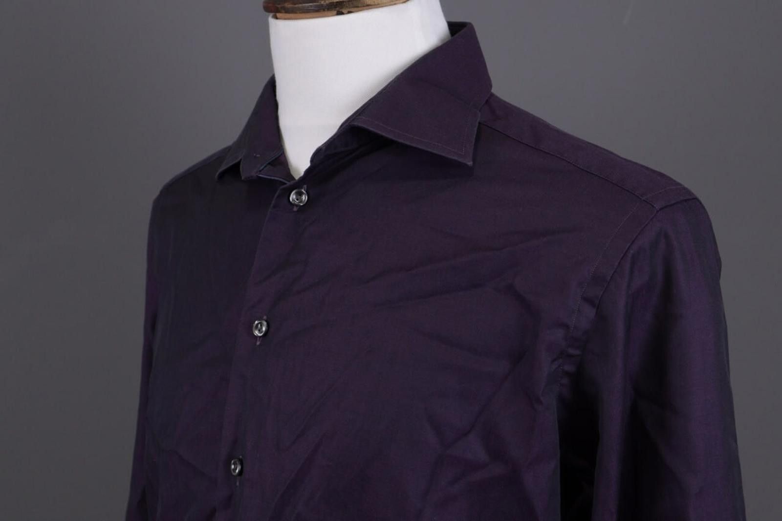 Eton Eton Contemporary Purple Signature Twill Shirt Size 42 / 16 Size US M / EU 48-50 / 2 - 9 Thumbnail