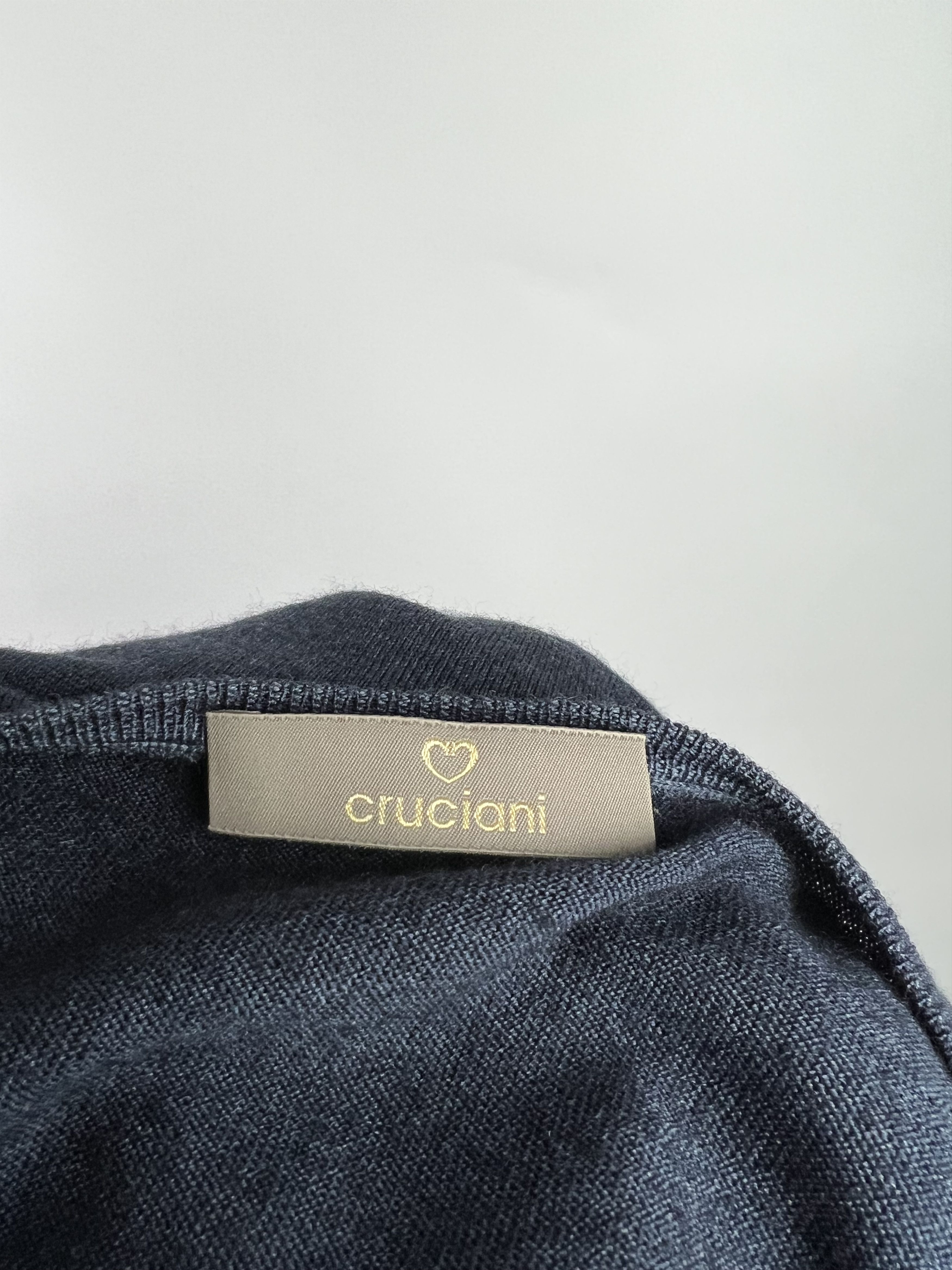 Cruciani Cruciani Men's Wool Sweater Pullover Size 48 S/M Size US M / EU 48-50 / 2 - 7 Thumbnail