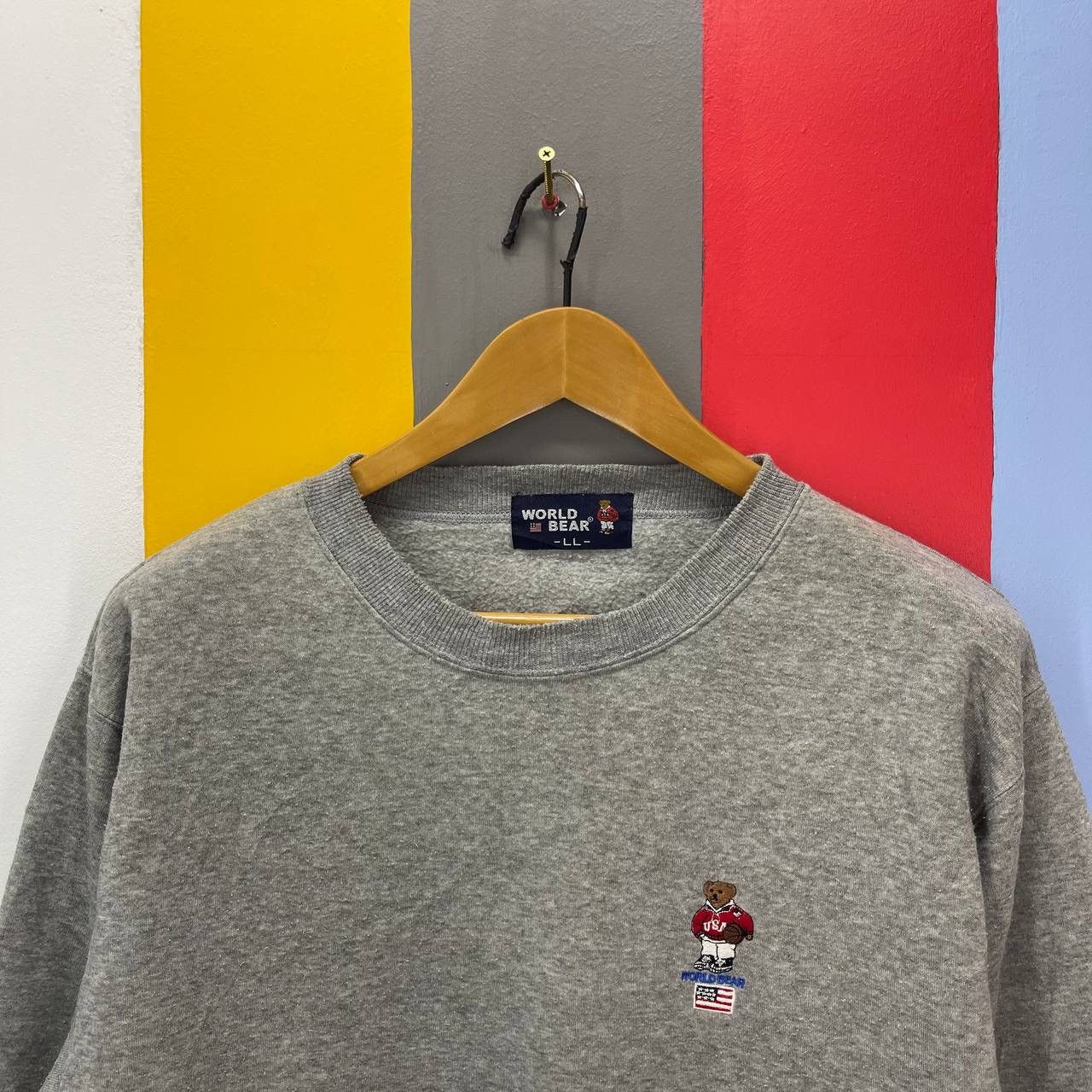 Other WORLD BEAR Crew Neck Sweatshirt #2643/26 Size US L / EU 52-54 / 3 - 2 Thumbnail