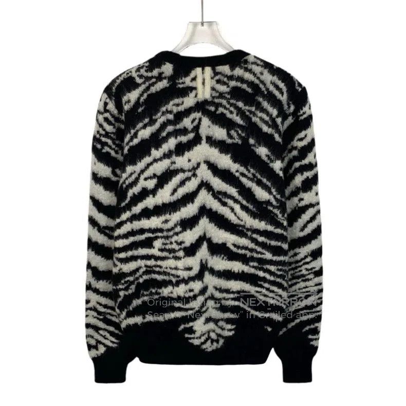 Saint Laurent Paris Saint Laurent Black and White Knit Sweater. Size US S / EU 44-46 / 1 - 2 Thumbnail
