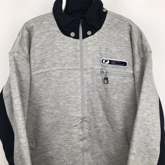 Fila (SY0260)VTG 90s FILA TENNIS SHERPA PARKAS WINTER JACKET Size US L / EU 52-54 / 3 - 2 Thumbnail