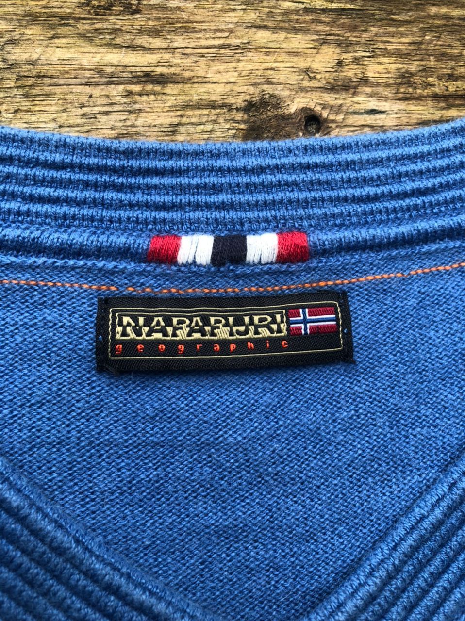 Napapijri × Vintage Vintage Naparijri Small Logo Knit Sweater Size US M / EU 48-50 / 2 - 3 Thumbnail