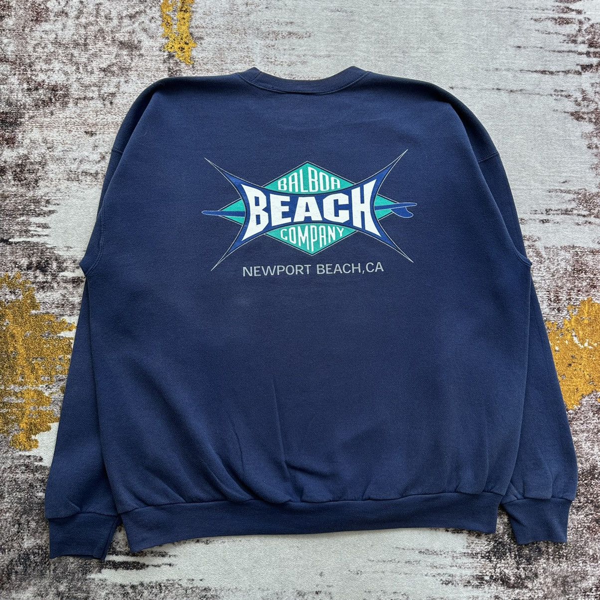 Hanes VINTAGE HANES BIG LOGO BEACH COMPANY Size US XL / EU 56 / 4 - 3 Thumbnail