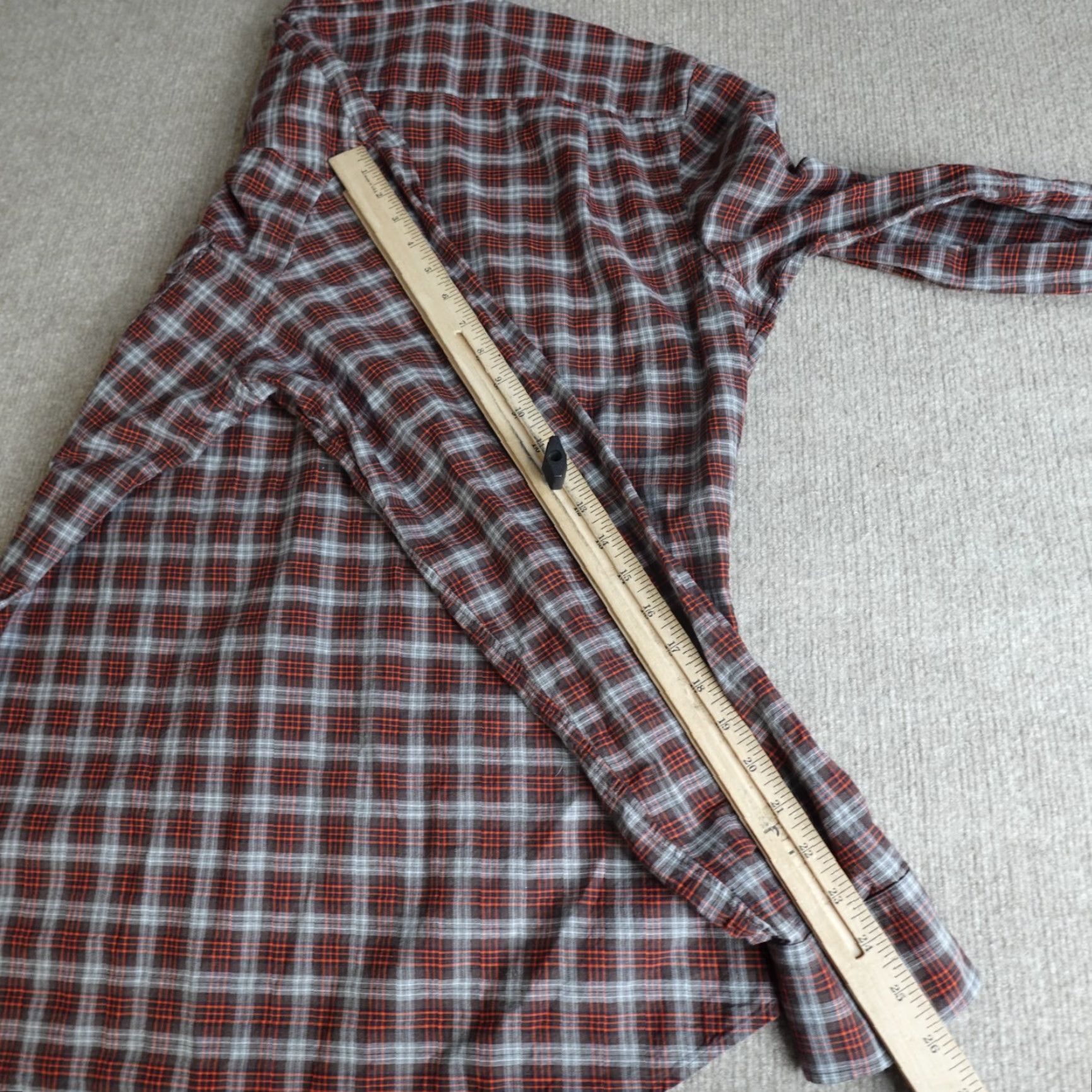 Vintage Teddy Stratford Mens Shirt Western Button-Up L Brown Plaid Cowboys Pearl Snap Long Sleeve Casual Regular 90s Theme Mens Size US L / EU 52-54 / 3 - 6 Thumbnail