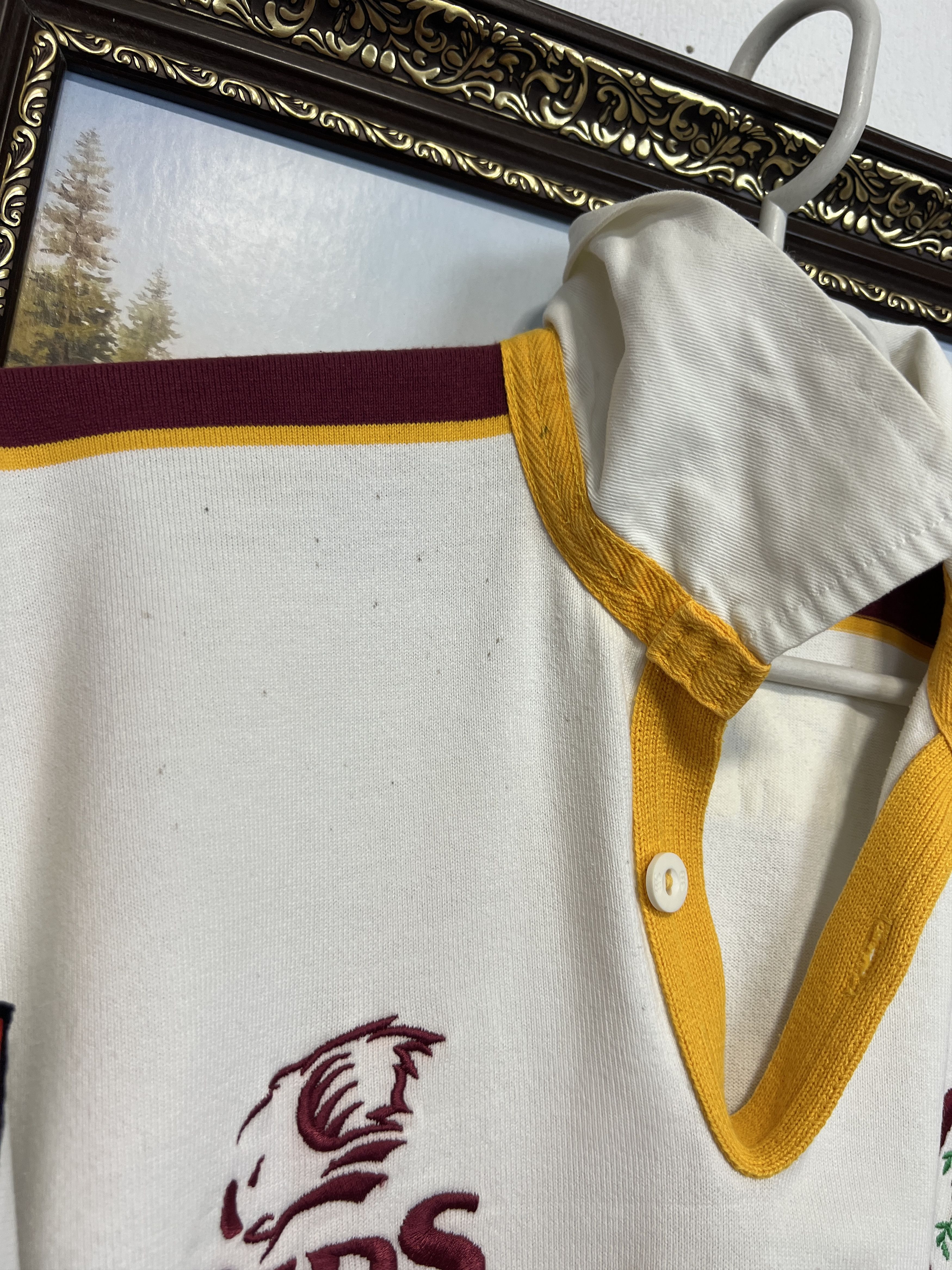 Vintage Queensland State of Origin Maroon Rugby Jersey Trikot Shirt Size US M / EU 48-50 / 2 - 7 Thumbnail