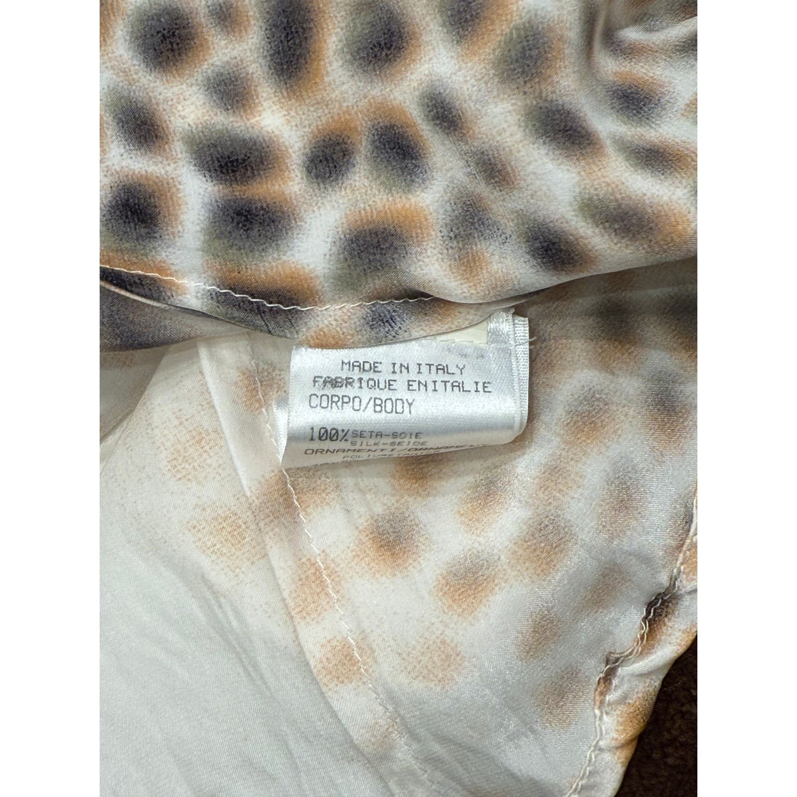 Roberto Cavalli 2000s Roberto Cavalli Leopard Print silk shirt Size M / US 6-8 / IT 42-44 - 12 Thumbnail