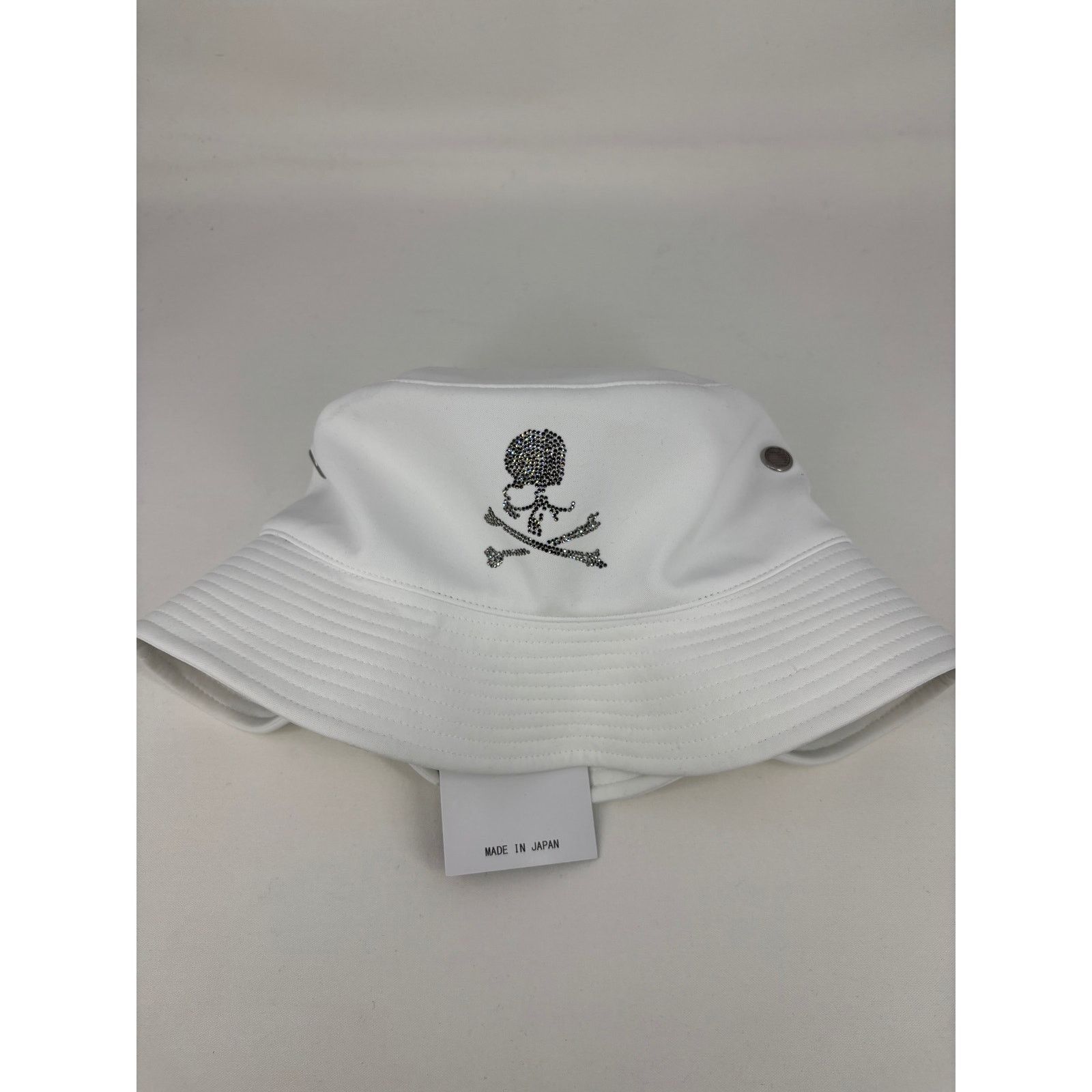 Mastermind Japan Mastermind World X Swarovski White Bucket Hat Size Large Size ONE SIZE - 5 Thumbnail