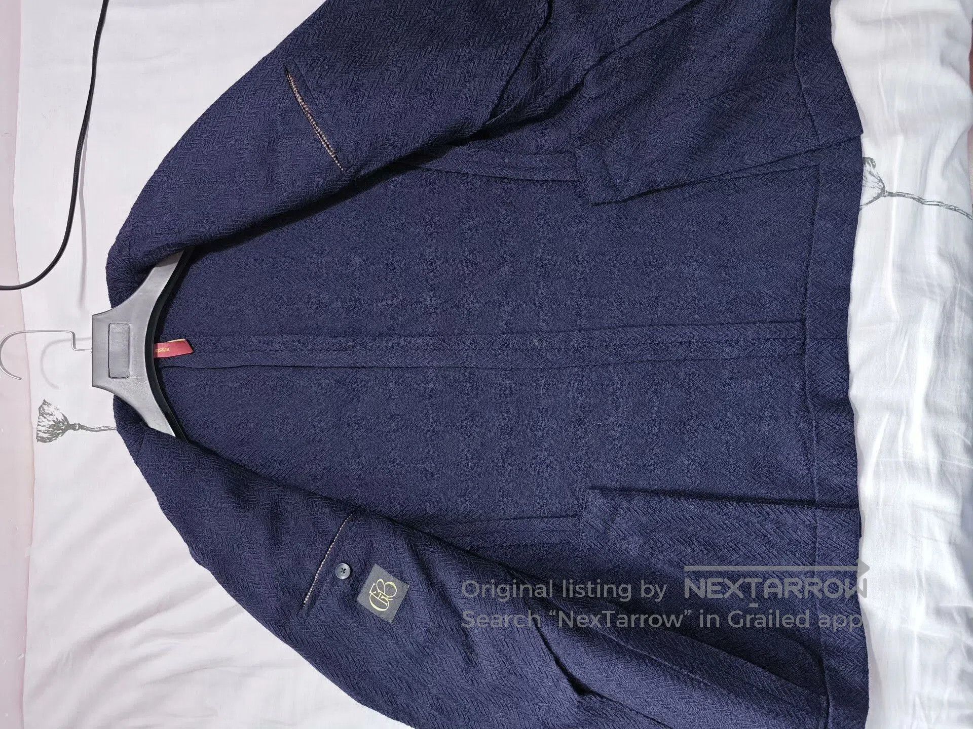 Japanese Brand Ernesto Italian Wool Unstructured Blazer. Size US M / EU 48-50 / 2 - 6 Thumbnail