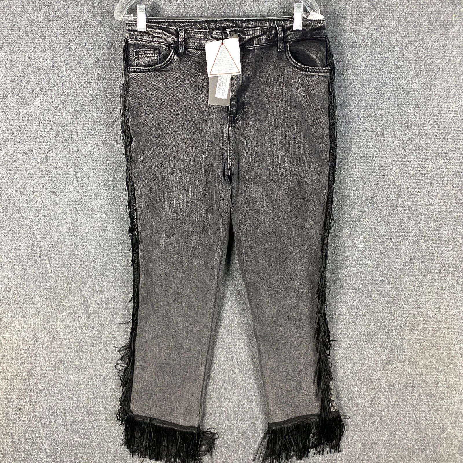 Nasty Gal Nasty Gal Jeans Women's Size 10 NWT Denim Rodeo 100% Cotton Size 32" / US 10 / IT 46 - 1 Thumbnail