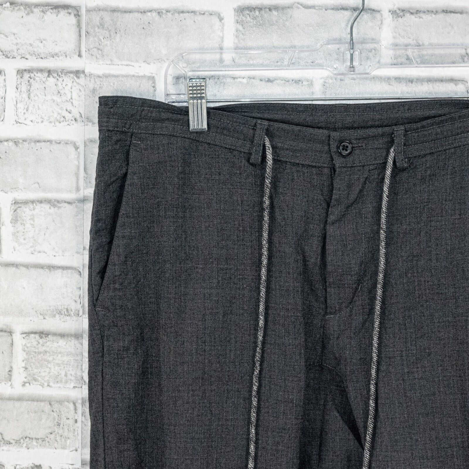 United Arrows United Arrows & Sons Japan Drawstring Trouser Pants in char Size US 34 / EU 50 - 7 Thumbnail