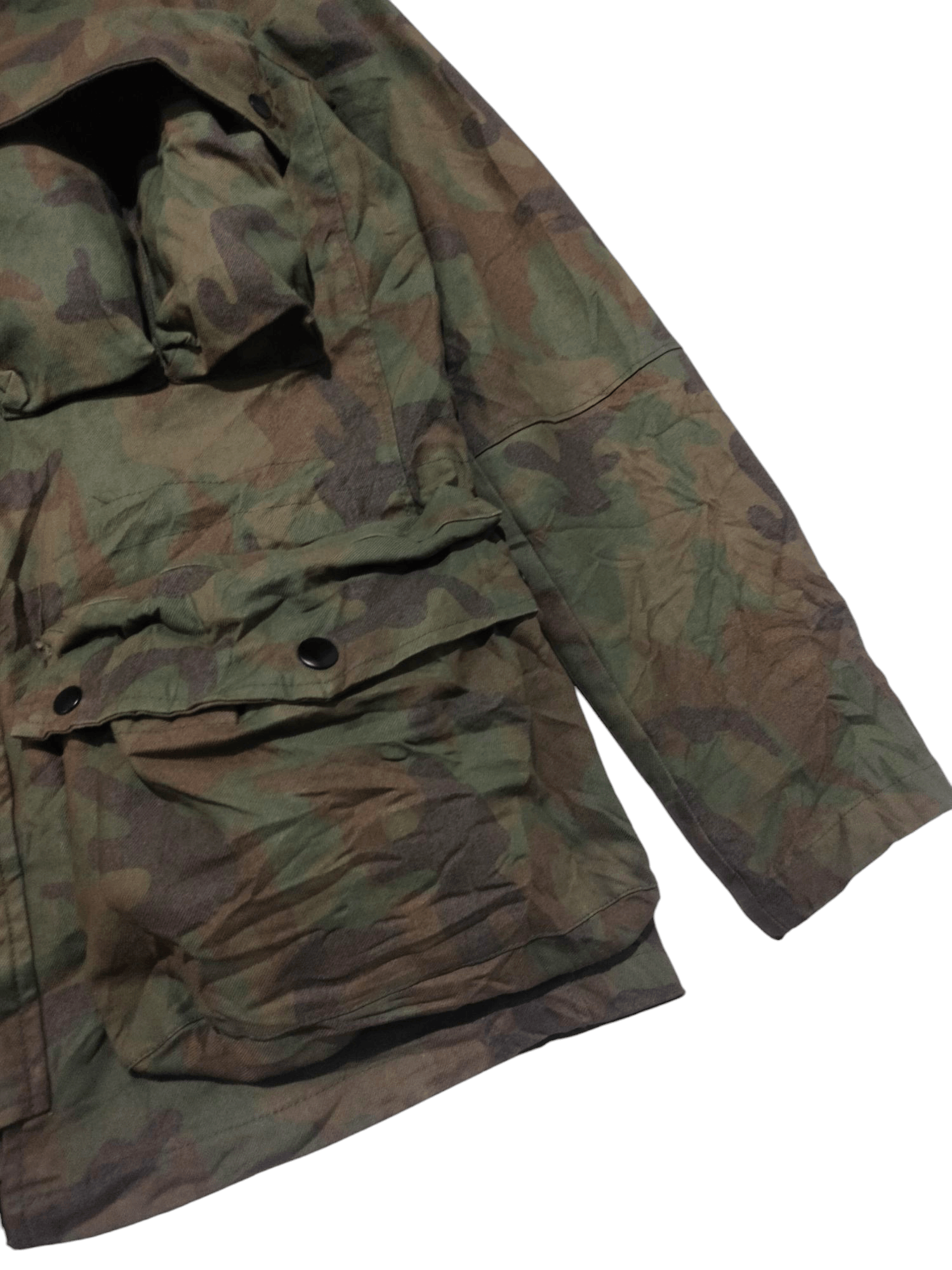 Aspesi Aspesi Amsterdam Blauw 3D Pocket Military Camo Jacket Size US M / EU 48-50 / 2 - 7 Thumbnail