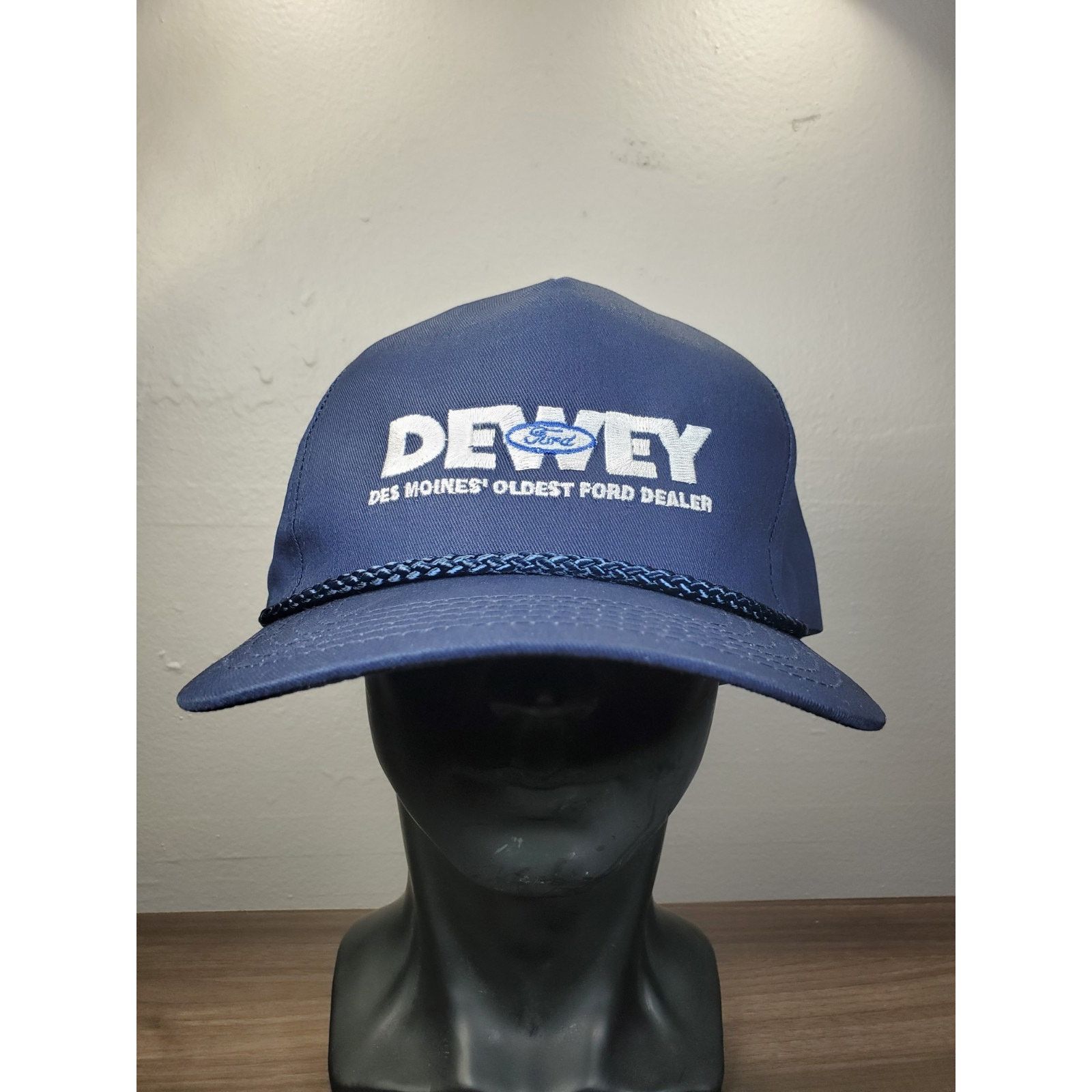 Ford × Vintage Dewey Ford Dealership Des Moines Iowa Hat Snapback Cap IA Size ONE SIZE - 4 Thumbnail
