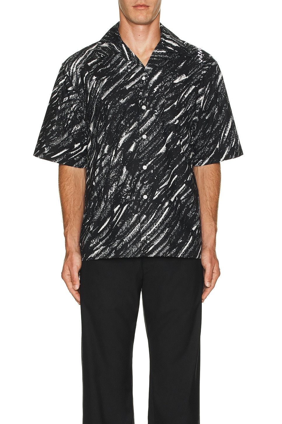 Marni o1w1db11125 Crayon Print Shirt in Black Size US M / EU 48-50 / 2 - 3 Thumbnail