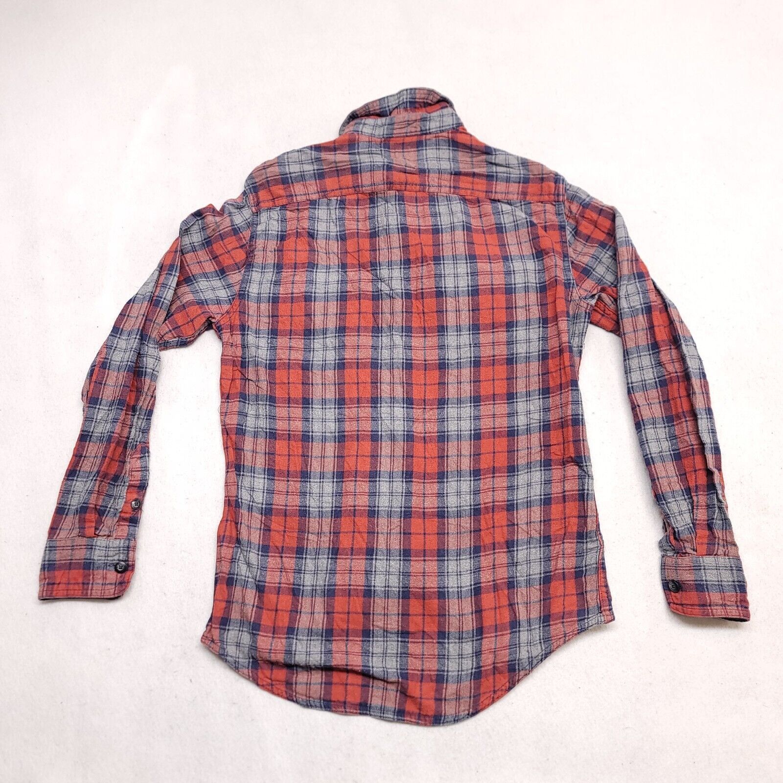 Sonoma Sonoma Tartan Flannel Button Up Shirt Men Size S Orange Gray Size US S / EU 44-46 / 1 - 10 Thumbnail