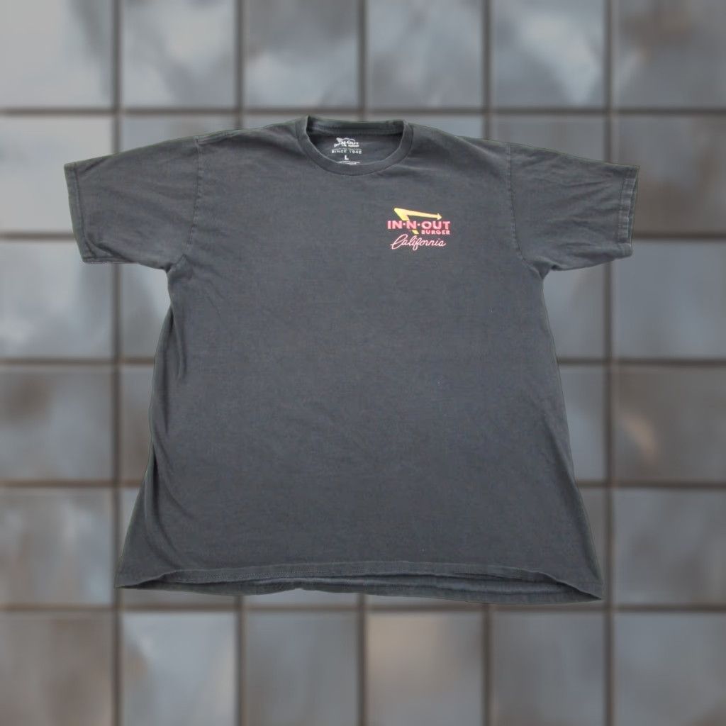 Vintage IN-N-Out Burger Shirt Mens L Black Hot Rod California Drive Thru Classic Cars Size US L / EU 52-54 / 3 - 1 Thumbnail