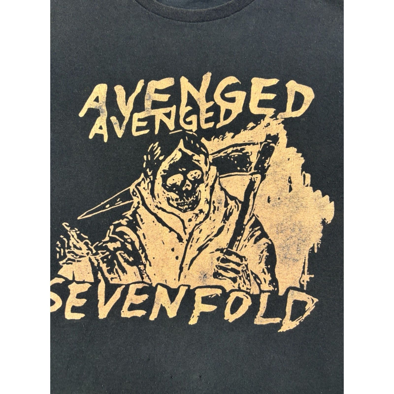 Vintage Avenged Sevenfold Shirt Band Black M North American Tour Alexisonfire Mens Short Sleeve Crew Neck Graphic Print Cotton Size US M / EU 48-50 / 2 - 2 Thumbnail