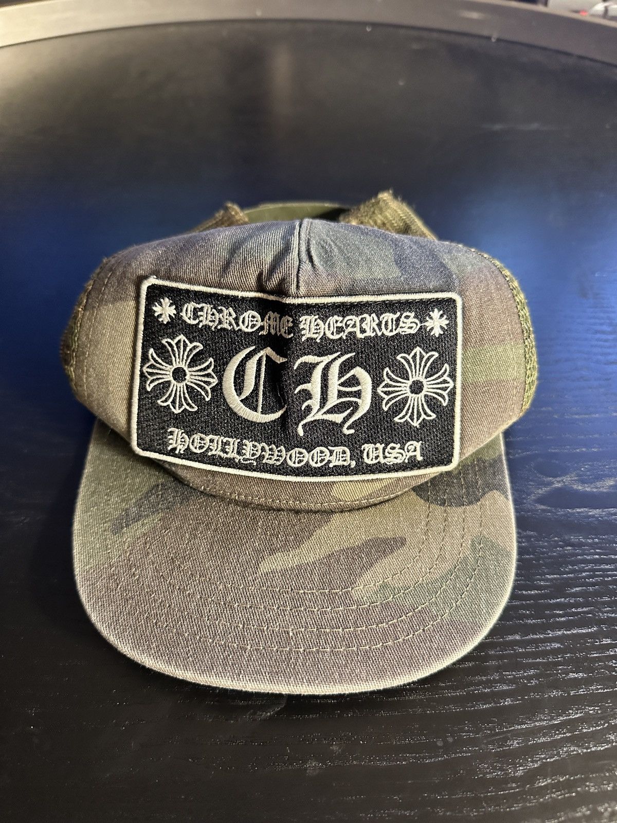 Chrome Hearts Chrome Hearts Camo Hat Size ONE SIZE - 3 Thumbnail