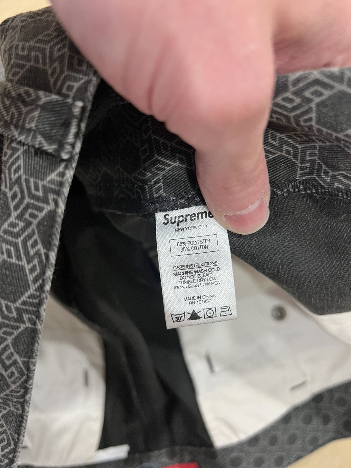 Supreme Supreme Monogram Work Pant Size US 34 / EU 50 - 6 Thumbnail