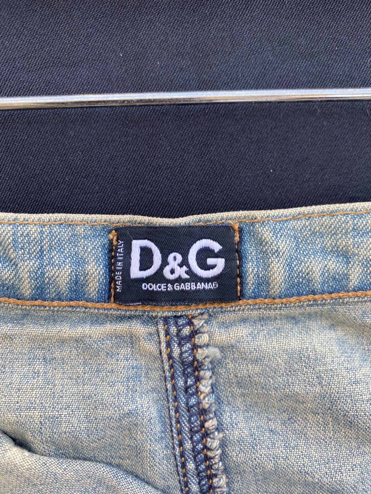 Dolce & Gabbana Rare Vintage Dolce & Gabbana Midi Jeans Skirt Size 26" / US 2 / IT 38 - 7 Thumbnail