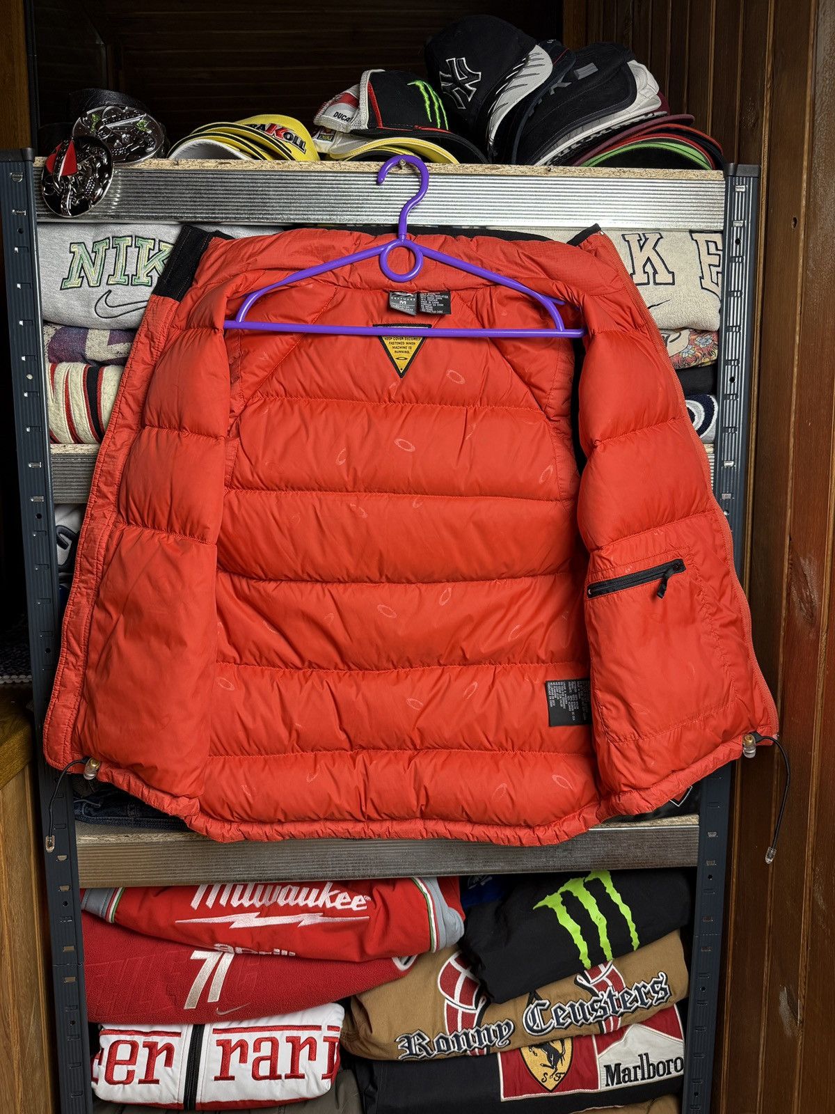 Oakley × Vintage VINTAGE OAKLEY VEST 00s DOWN PUFFER SOFTWARE NYLON GILET Y2K Size US M / EU 48-50 / 2 - 3 Thumbnail
