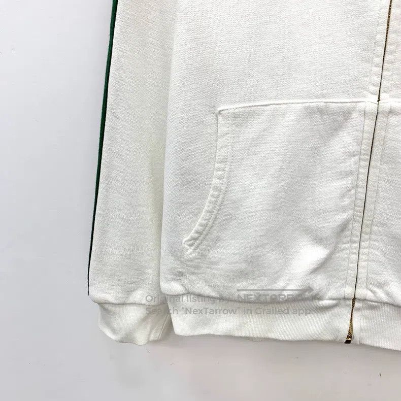 Gucci Gucci White side stripe logo embroidered cotton stand-up c Size XS / US 0-2 / IT 36-38 - 4 Thumbnail