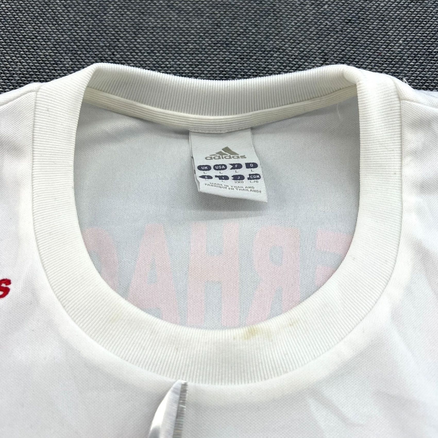 Adidas adidas SpVgg Unterhaching 2011 2012 Away Mike Niebauer Football Jersey Mens Sz L White T-Shirt Size US L / EU 52-54 / 3 - 4 Thumbnail