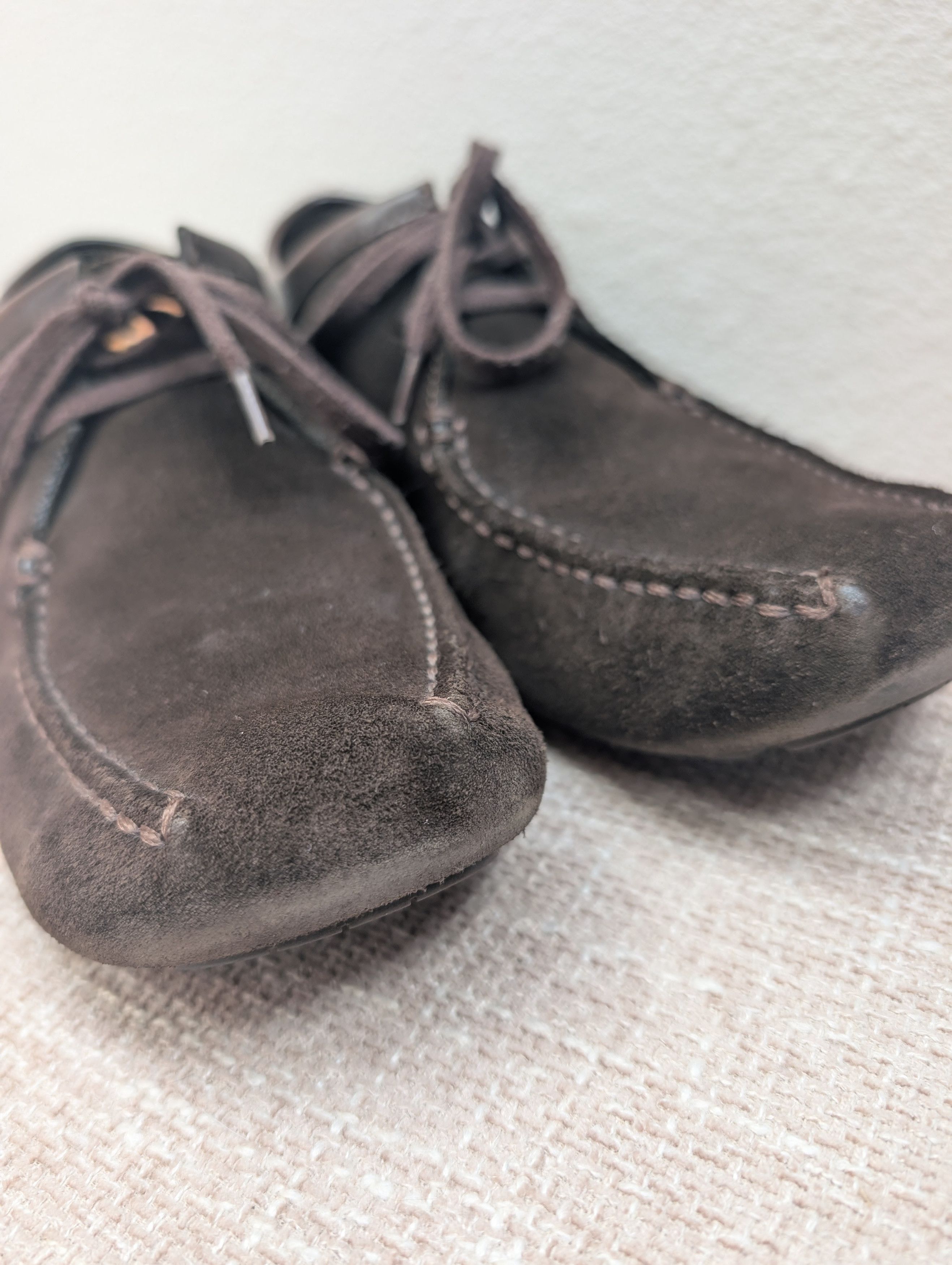 Louis Vuitton Louis Vuitton Men's Brown Suede Lombok Moccasin Size US 7.5 / EU 40-41 - 3 Thumbnail
