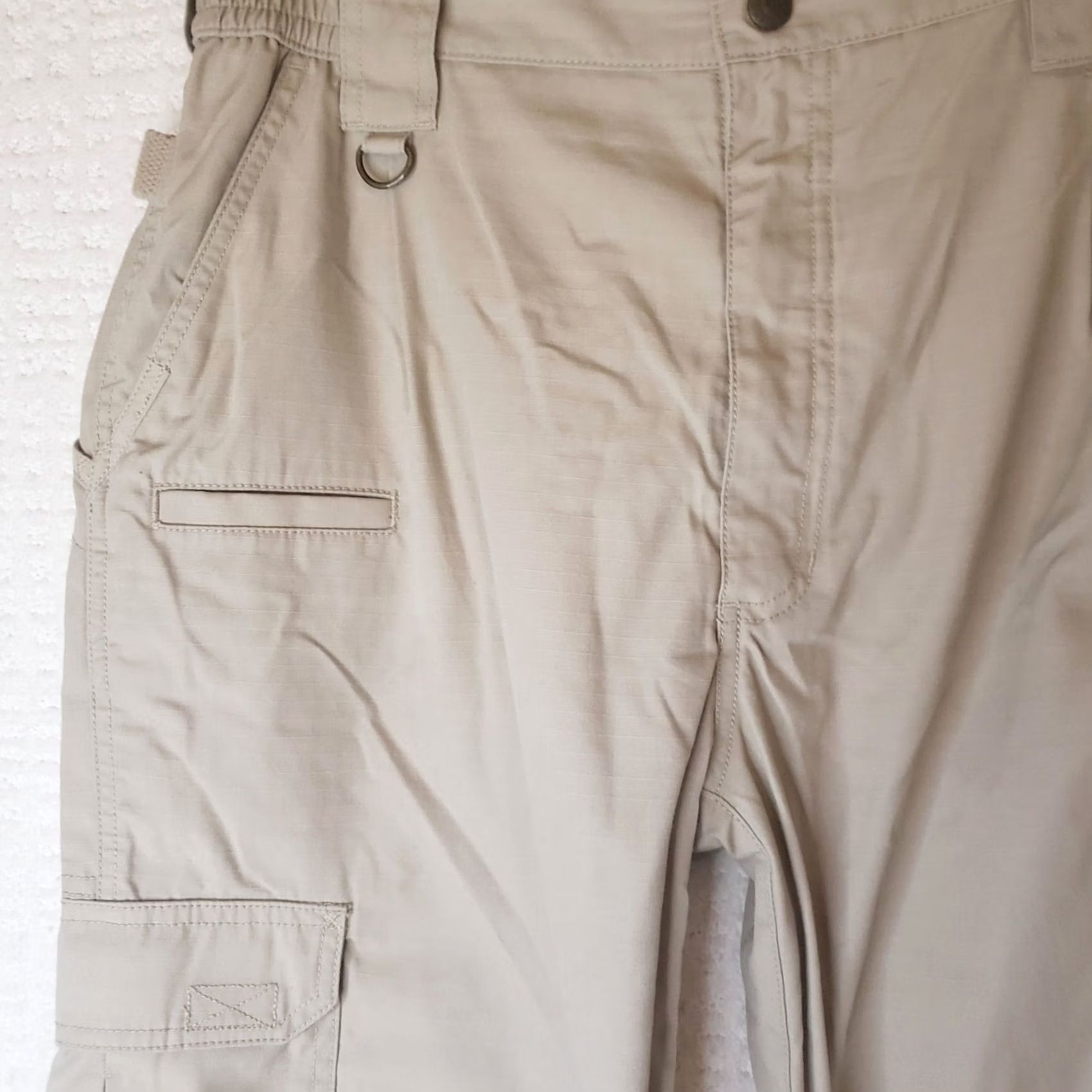 Vintage 5.11 Tactical Pants Mens 36x32 Beige Cargo Patrol 511 Military Shooting Pants Regular 36 Beige Army Outdoor Cargo Pocket Elastic Waist Pockets Logo Size US 36 / EU 52 - 4 Thumbnail