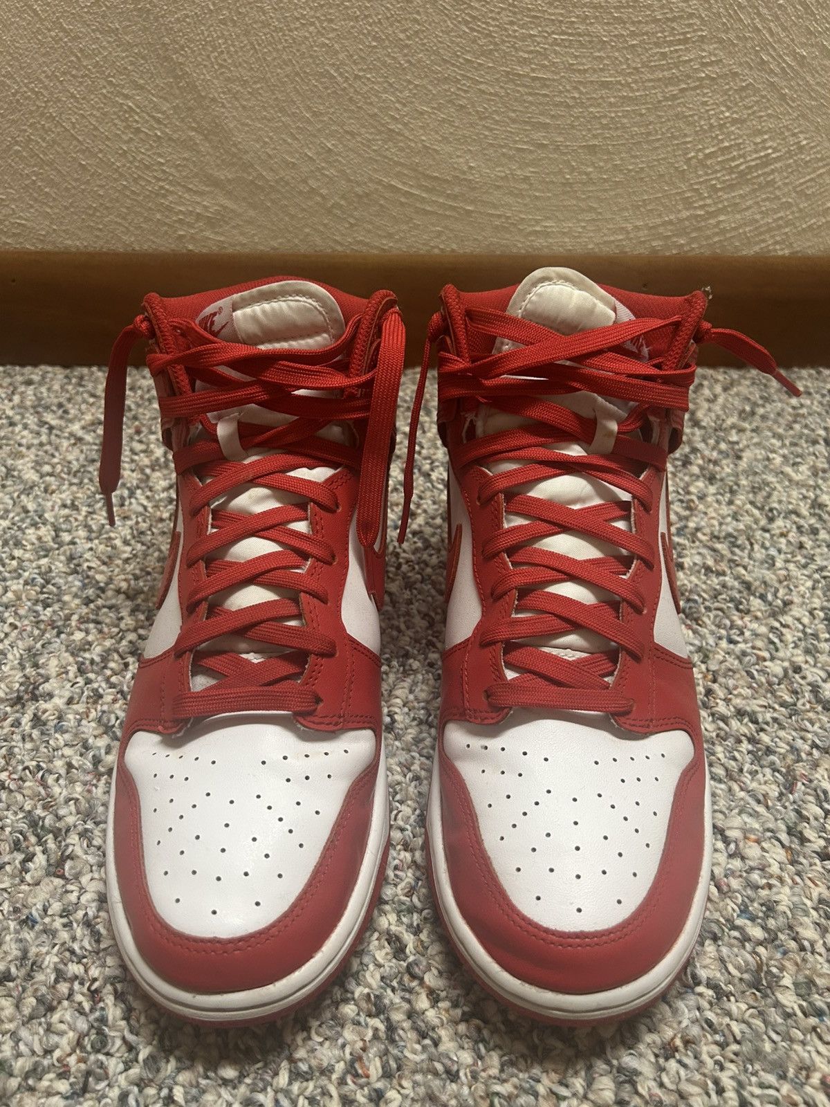 Nike Nike Dunk high Championship red Size US 11 / EU 44 - 3 Thumbnail