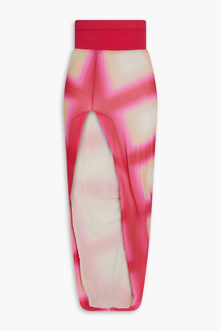 Rick Owens o1y0126 Maxi Skirt in Multicolor Size 27" / US 4 / IT 40 - 1 Thumbnail