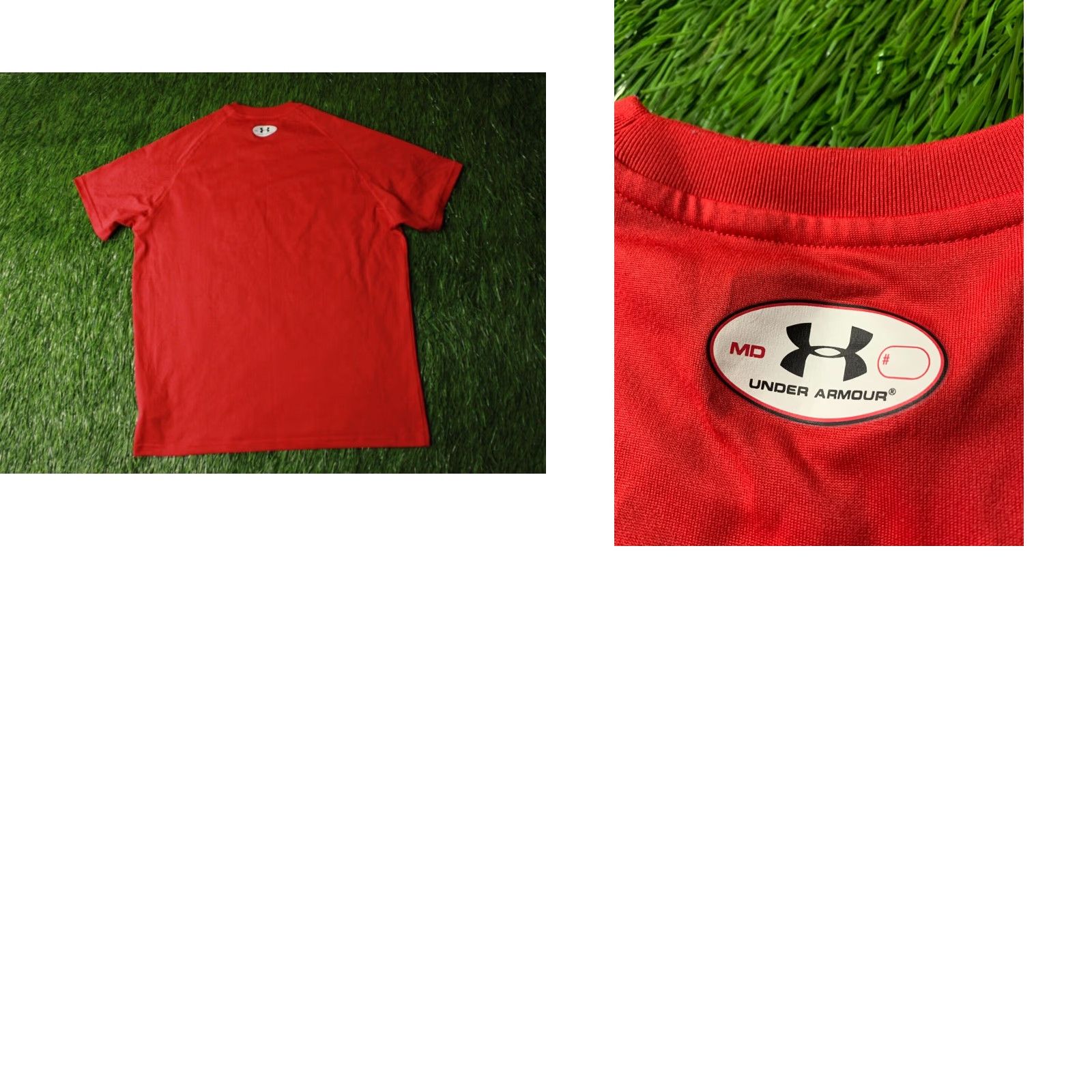 Under Armour UNDER ARMOUR Shirt Men 2015 HeatGear Jersey Short Sleeve Crew Neck Red M 70x55cm 2015 Crossfit Base Layers Size US M / EU 48-50 / 2 - 8 Thumbnail