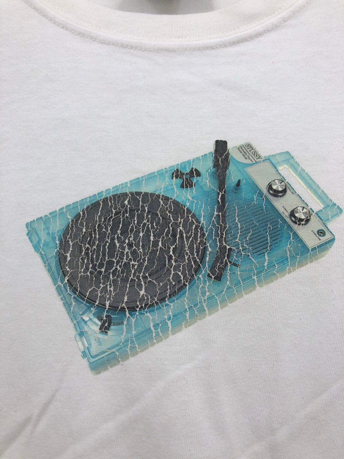 Stussy × Vintage Vintage 90's STUSSY Portable DJ shirt wts01 Size US XS / EU 42 / 0 - 3 Thumbnail