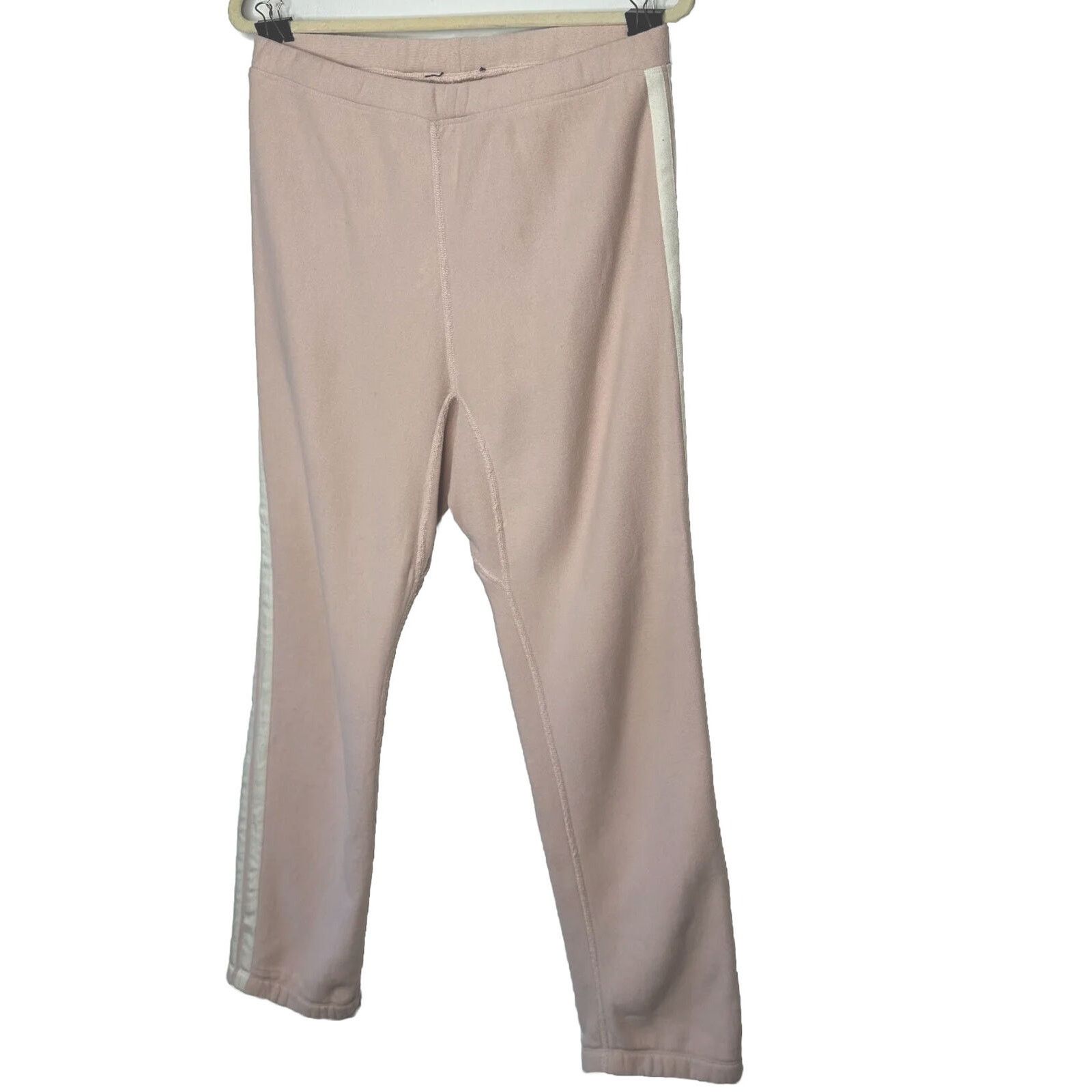 Pink Light Pink Drawstring High Waist Jogger White Side Stripe M Size 30" / US 8 / IT 44 - 3 Thumbnail