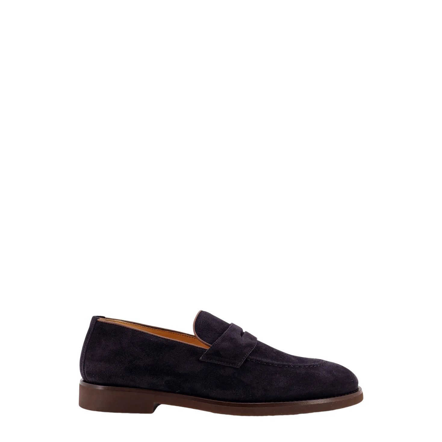 BRUNELLO CUCINELLI $1150 Blue Penny Loafers New & Authentic