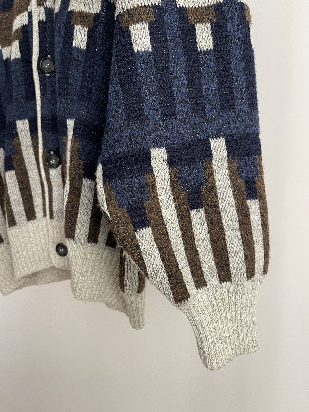 Vintage Jean jacques benson Italy designer vintage sweater cardigan Size US XL / EU 56 / 4 - 4 Thumbnail