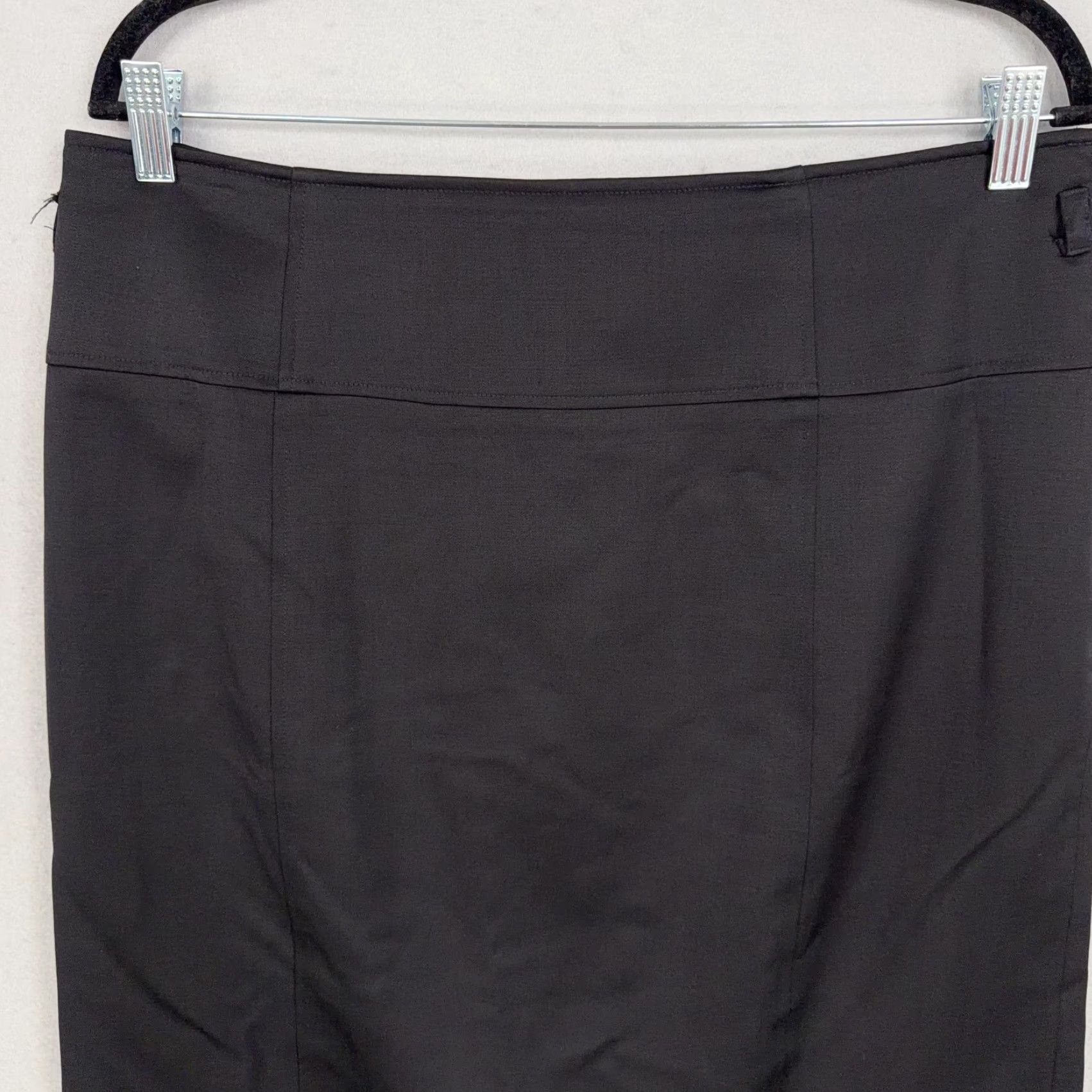 Ralph Lauren VINTAGE Lauren Ralph Lauren Skirt Womens 14 Black Wool Pencil Lined Back Vent Office Mens Size 36" / US 14 / IT 50 - 2 Thumbnail